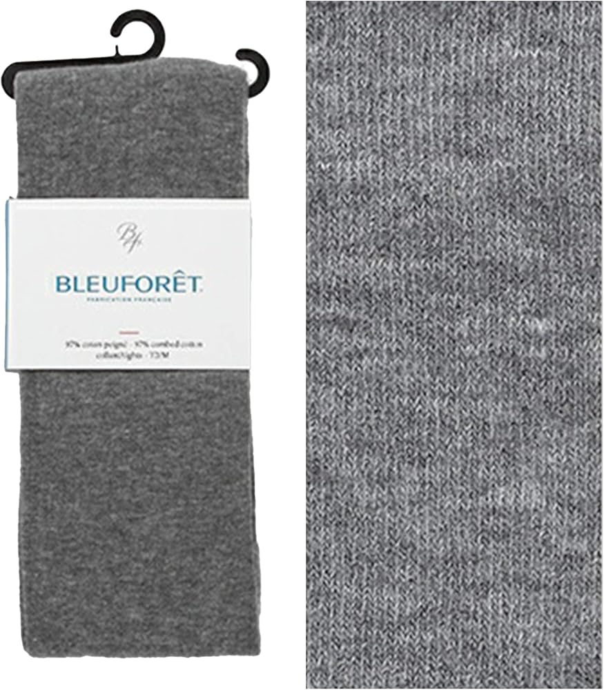 BLEUFORET ブルーフォレ タイツ グレー ネイビー　ロンハーマン Amazon | [ブルーフォレ] タイツ コットン レディース ブリューフォレ
